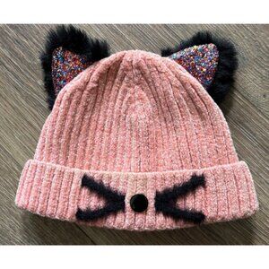 Bellady Pink‎ Kitty Cat Ears Beanie